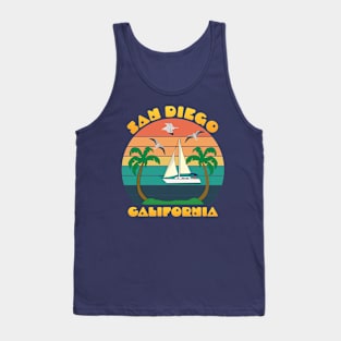 San Diego California Tank Top